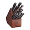 Henckels Solution 12-pc Knife Set with Block, Grey, Stainless Steel 1014158 - alternate 6