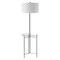 Jonathan Y Chuck 59" Modern Minimalist Metal and Tempered Glass LED 2-in-1 Space-Saving Tray Table and Floor La JYL3059B - alternate 5