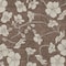 Homeroots 10' X 14' Brown And Beige Floral Washable Indoor Outdoor Area Rug 599873 - alternate 6