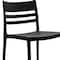 Flash Furniture Bridgeport Indoor-Outdoor Stacking Patio Chairs w/Slatted Backrest, All-Weather Resin Chairs, 2PK 2-DHF-317-APP-BLK-GG - alternate 6