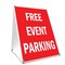 Signmission Free Event Parking, 36 Inch x 24 Inch A-frame Yard Sign, Plastic Sign SBC-2436-Free Event Parking - alternate 1