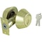 Prosource Deadbolt, 3 Grade, Polished Brass, 2-3/8 to 2-3/4 in Backset, KW1 Keyway DB72V-PS - alternate 1