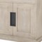 Homeroots 19in Brown Solid Wood Accent Cabinet With Two Doors And One Drawer 727714 - alternate 7