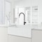 Vigo Bristol Single Handle Pull-Down Sprayer Kitchen Faucet in Stainless Steel and Matte Black VG02033STMB - alternate 5