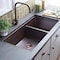 Native Trails Cocina Duet Pro Copper Kitchen Sink CPK277 - alternate 2