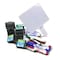 Flipside Rectangular Graph Double Sided Dry Erase Answer Paddle + Colored Markers + Erasers - Class Pack  12 19125 - alternate 1