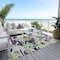 Homeroots 3' X 5' Purple And Lavender Floral Washable Indoor Outdoor Area Rug 610992 - alternate 7