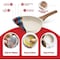 Bakken-Swiss 14-Piece Kitchen Cookware Set, Granite Non-Stick, Eco-Friendly, Oven-Safe, All Stoves BKCAS14CRM - alternate 3