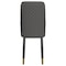 Leisuremod Allure Modern Dining Chair In Black Fabric and Oak Wood Legs, 2PK AC49WBL2 - alternate 7
