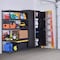 Sandusky Lee Heavy Duty Welded Steel Modular Tall Cabinet, 46x18x72, Black MF3F462472-9M - alternate 3