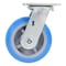 Vestil Polyurethane Swivel Caster 6 In. Diameter x 2 In. Width 903 Lb. Capacity Light Blue/Gray CST-KB-6X2PUP-S - alternate 9