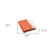 Homeroots 50" X 60" Orange And White Woven Herringbone Plush Throw Blanket 475728 - alternate 2