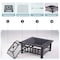 Wrightmaster 32 in. x 12.4 in. Square Iron Charcoal Gray Upland Fire Pit with Cover ZR-0230.001.001 - alternate 5