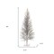 Homeroots 4' Silver Tinsel Sparse Pine Christmas Tree 633717 - alternate 3