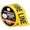 Xpose Safety Fire Line Do Not Cross Tape Roll, 3 Mil, 3 Inch Wide x 1000 Feet, Yellow w/Black Letters PFLT-3M-1-X - alternate 1