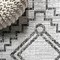 Jonathan Y Marokko Diamond Tribal Medallion Ivory/Black 3 ft. x 5 ft. Indoor/Outdoor Area Rug SMB127E-3 - alternate 6