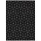 Homeroots 5' X 8' Black And Ivory Geometric Washable Indoor Outdoor Area Rug 596717 - alternate 6