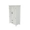 Homeroots 27in White Wood Accent Cabinet With Two Doors And Two Drawers 716324 - alternate 4