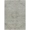 Homeroots 3' X 5' Pewter And Beige Floral Washable Indoor Outdoor Area Rug 604240 - alternate 6