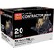 Do It Best 42 Gal. Flap Tie Contractor Black Trash Bag, 20-Count 647926 - alternate 3