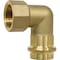 Nibco 3/4 Press x 1 Fip Lead Free Dzr Brass Trns Elb H-86443W-RX - alternate 1