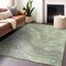 Homeroots 9' X 12' Artichoke Green Lavender And Ivory Abstract Washable Indoor Outdoor Area Rug 618194 - alternate 5