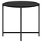 Homeroots 22" Black Wood And Steel Round End Table 544232 - alternate 7