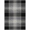 Homeroots 8' X 10' Black Gold And Gray Plaid Washable Indoor Outdoor Area Rug 596312 - alternate 6