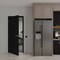Sartodoors Firerated 90 Min Interior Door, 1888 Matte Black, Single Flush Panel Metal Frame Handle 36 x 80 Ri FIRERATED1888ID-BLK-36-RH-O - alternate 4