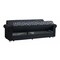 Homeroots 89" Black Chenille Convertible Futon Sleeper Sofa And Toss Pillows With Storage 607147 - alternate 3
