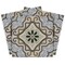 Homeroots 12" X 12" Taupe and Blue Scroll Peel and Stick Tiles 555952 - alternate 7
