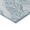 Homeroots 5' X 8' Aqua Mint Green And Silver Geometric Washable Indoor Outdoor Area Rug 589201 - alternate 5