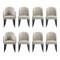 Manhattan Comfort 8-Piece Hillman Dining Chair and Arm Chair in Light Grey 8-DC087AR2-LG - alternate 5