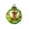 Homeroots Charming Dog in a Heart Hand Painted Mouth Blown Glass Ornament 477473 - alternate 3
