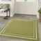 Homeroots 5' Green And Ivory Square Indoor Outdoor Area Rug 545957 - alternate 8