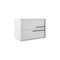 Homeroots 32" Off White Wood Floating Bathroom Vanity With White Sink And Two Drawers 624092 - alternate 1