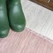 Jonathan Y Ethan Modern Flatweave Solid Pink 2 ft. x 8 ft. Indoor/Outdoor Runner Rug TSN100F-28 - alternate 5