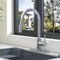 Anzzi 16 in. 1-Handle Pull-Down Sprayer Kitchen Faucet in Brushed Nickel , 1.8 GPM and Dual Spray Modes KF-AZ601BN - alternate 6