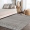 Jonathan Y Arta Moroccan Vintage Geometric Gray/Cream 4 ft. x 6 ft. Area Rug MOH106B-4 - alternate 7