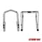 Extreme Max 5001.5763 Deluxe Chrome Motorcycle Wheel Chock - 5.5" Wide 5001.5763 - alternate 3