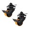 Mytee Products 8 in ISO Shipping Container Double Caster Wheels with Brakes 6600 lbs WLL, 2PK CTL-CasterDBL-3Tx2 - alternate 1