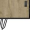 Homeroots 48" Beige and Black Cabinet Open And Enclosed Storage TV Stand 546401 - alternate 4