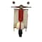 Homeroots Rustic Red And Vanilla Scooter Cabinet 388275 - alternate 4
