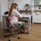 Martha Stewart 22.75 in. D X 54 in. W X Engineered Wood, Steel, Gray Frame/Brushed Nickel Hardware ZG-ZP-09-GY-MS - alternate 7