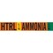 Brady HTRL LIQ AMMONIA LOW Pipe Marker, 2.25in H x 14in W, Fits Pipes 2.5in Dia. Thru 7.875in Dia. 145857 - alternate 1