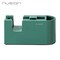 Deli NUSIGN Desktop Tape Dispenser, Hidden Sliding Blade, Pen Holder, White ENS123 - alternate 1