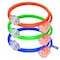 Maximm 1ft Lighted Outlet Saver Extension Cord, 3PK, Multicolor, 3PK 1OUT-EXT-BLOGR-LITEND-1FT-3PK - alternate 1