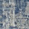 Homeroots 8' X 10' Navy Blue Gray And Ivory Abstract Washable Indoor Outdoor Area Rug 597989 - alternate 6