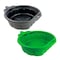 Capri Tools 4.5-Gallon Portable Oil Drain Pan Set, Anti-Freeze, 2-Piece, 1 Black and 1 Green CP21021-23-SET - alternate 1