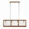 Jonathan Y Gaines 34.5" Linear 4-Light Adjustable Iron Rustic Industrial LED Pendant, Brown/Silver JYL7519A - alternate 9